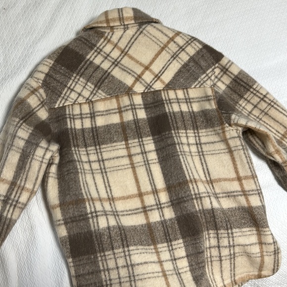 Zara- Plaid Overshirt - Picture 3 of 4